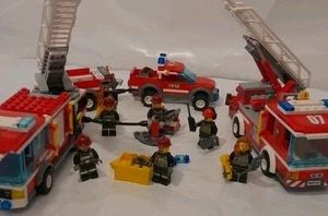 Lego Fire Sets 60002 Off RoadRescue 7942 y camión de bomberos 60107. Con 6 minifiguras - Imagen 1 de 22