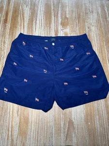 Bañador Polo Ralph Lauren Para Hombre Azul Bordado Bandera de Estados Unidos Talla XL - Imagen 1 de 18