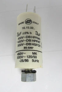 CAPACITOR 3uF 400V 450V 500V BS5267 - Picture 1 of 5