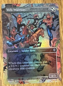 MTG Marvel Spider-Man, Web-Warriors - Borderless Foil - Picture 1 of 1