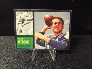 1962 Topps Football Set Break Card #39 Don Meredith SP DALLAS COWBOYS - Picture 1 of 2