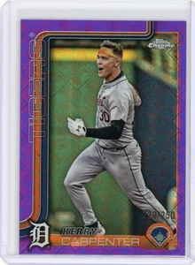2025 Topps Chrome Logofractor Purple Kerry Carpenter 229/250 #299 - Bild 1 von 2