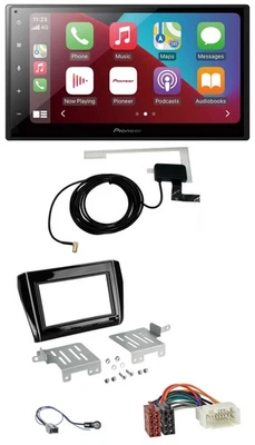 Pioneer USB Bluetooth DAB MP3 2DIN Autoradio für Suzuki Swift ab 17 schwarz glän - Bild 1 von 4