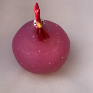 Ruth Vetter Huhn Pink / Mona Rosa 13cm - Bild 1 von 7