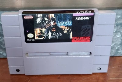 💥Super Nintendo SNES Batman Returns Cartridge Only TESTED works video game! 💥 - Image 1 of 4