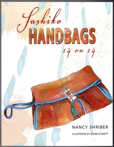 Sashiko Handbags 14 on 14 ~ Nancy Shriber PB - Picture 1 of 2