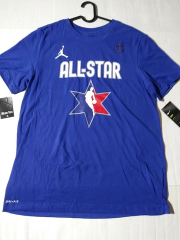 NBA Large Nike NBA Joel Embiid Dri Fit All Star Shirt Blue BV9192 Cover