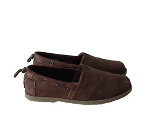Bobs Skechers Shoes Women 10 Chill Luxe Flats Brown Casual Comfort Slip On 33731 - Picture 1 of 5