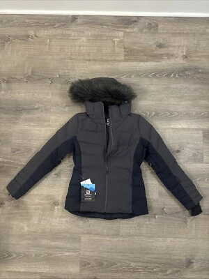 Chaqueta Salomon Ice Town para mujer XS ébano 600 plumón Foto 1 de 4