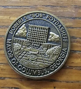 Moneda Desafío Columbus Georgia Mayor Robert Poydasheff (2003-2007) - Imagen 1 de 2