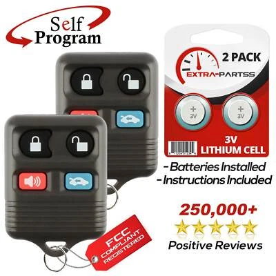 2 For 1995 1996 1997 1998 1999 2000 Mercury Grand Marquis Key Remote Fob - Image 1 of 4