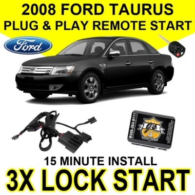 Alarma Js 2008 Ford Taurus arranque remoto Plug & Play fácil instalación hágalo usted mismo bloqueo 3X FO1A Foto 1 de 4