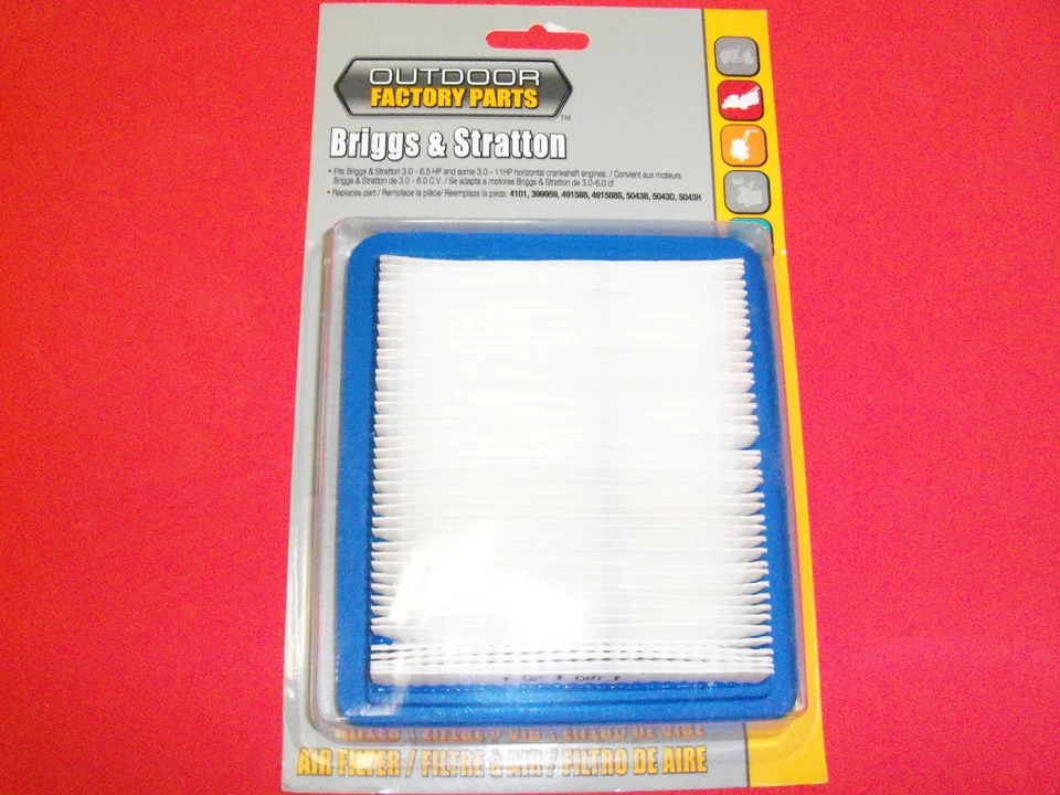 NEW HUSQVARNA  AIR FILTER FITS BRIGGS 491588S 578450601 OEM FREE SHIPPING - Image 1 of 1