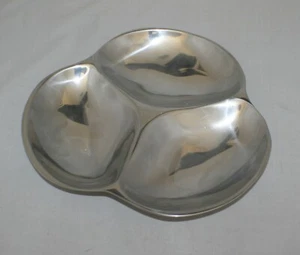 Nambe 589A Candy Nut Dish Tray Platter Bowl 3 Part Serving Dish Style USA NEW - Picture 1 of 6