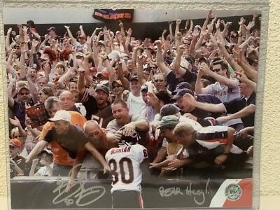 Фотография Бернарда Берриана с автографом Chicago Bears 8x10 LOF - Изображение 1 из 4