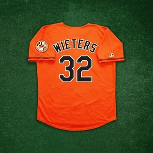 Matt Wieters Baltimore Orioles Men's Alternate Orange Jersey w/ Team Patch - Picture 1 of 5