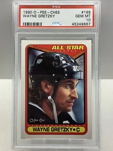 1990-91 O PEE CHEE WAYNE GRETZKY ALL STAR #199 PSA 10 GEM MT - Picture 1 of 2