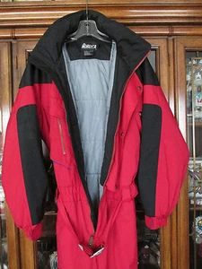 Striking Black Red Blue NORDICA Snow Ski Snowboarding Winter Outdoor Suit Sz M/M - Imagen 1 de 6