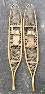 WWII US Army 10th Mountain Division 58" Snowshoes - Dated 1942 - Picture 1 of 6