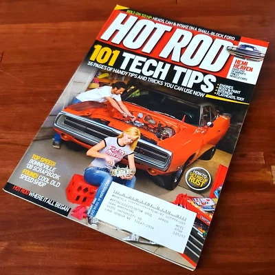 HOT ROD: 101 TECH TIPS HEMI HEAVEN JANUARY 2009 MAGAZINE FREE SHIPPING - Image 1 of 4