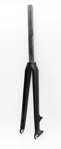 SwishTi Cyclocross Gravel E-Bike Bicycle 3K Full Carbon Fork 700c 1-1/8" Glossy - Picture 1 of 12