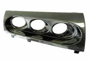 For Mitsubishi Evolution evo X 10 Triple Gauge Pod Holder 60mm(RHD) Carbon Fiber - Bild 1 von 3