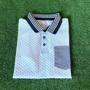 Zara Kids' Contrast Collar, cuff and Pocket Classic Pique Polo Shirt Size 9 - Picture 1 of 13
