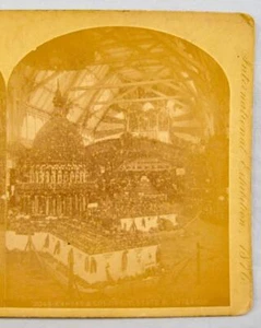 Stereoview Centennial Photo Co Kansas Colorado State Building 1876 Worlds Fair O - Picture 1 of 5