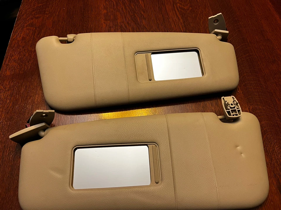 BMW X5 E70 2008 conjunto de espejos retrovisores parasol superior delantero izquierdo y derecho OEM💥Beige Foto 1 de 1