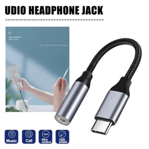 USB-Typ-C-Adapter auf 3,5-mm-AUX-Audio-Kopfhöreranschluss DEU - Zdjęcie 1 z 12