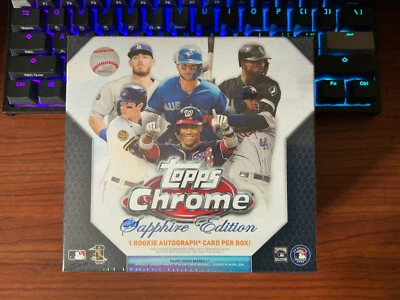 2020 Topps Chrome Sapphire Edition Baseball Hobby Sealed Box ✅ SHIPS FAST ✅ - Image 1 of 4