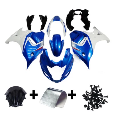 Blue White Fairing Kit for 2008-2013 Suzuki GSX650F Katana 650 Fairings Bodywork Foto 1 de 4