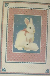 18 x 24 Poster Two Bunnies Abby Brown Grafik 1984 - Bild 1 von 3