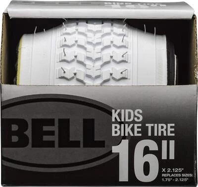 7091033 Kids Bike Tire 16" x 1.75-2.25" White - Image 1 of 4