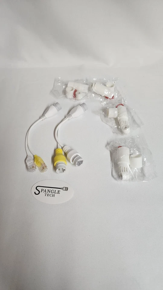 POE 2in1 Adapter Connectors Splitter RJ45 Combiner POE Adapter Power Cable Kit - Image 1 of 4