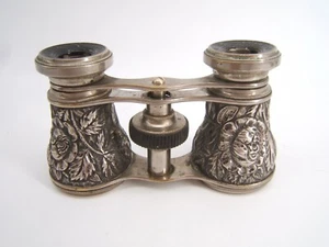 OPERNBRILLE STERLING REPOUSSE KÖRPER FLORAL SEHR AUSGEFALLEN - Bild 1 von 7