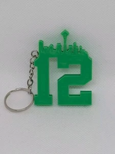 NFL Seattle Seahawks 12th Man Keychain 2.5 Inches - Picture 1 of 1