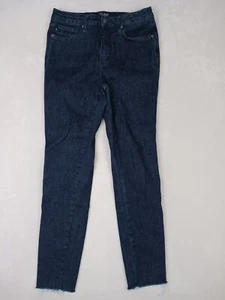 Jeans skinny blu Judy 11/30 (29x28) controllo pancia lavaggio scuro orli grezzi JB88703 - Foto 1 di 14