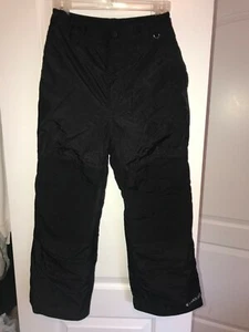 BLACK DOT WATER RESISTANT BOYS GIRLS NYLON SNOW SKI PANTS SIZE YOUTH M - Picture 1 of 12