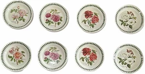 Portmeirion Botanische Rosen 2004 8er Set Keramik Crazing Siehe Fotos 7,5" - Bild 1 von 24