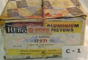 AUSTIN HEALEY SPRITE MG MIDGET CLÁSICO MINI JUEGO DE PISTONES DE ALUMINIO  - Imagen 1 de 8