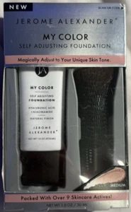 Jerome Alexander My Color Self Adjusting Foundation MEDIUM 1 Oz- New In Box - Picture 1 of 6