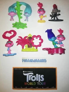 SERIE COMPLETA TROLLS WORLD TOUR (MAXI) DVB21 - DVB24 + 4 BPZ KINDER ITALIA 2020 - Picture 1 of 1
