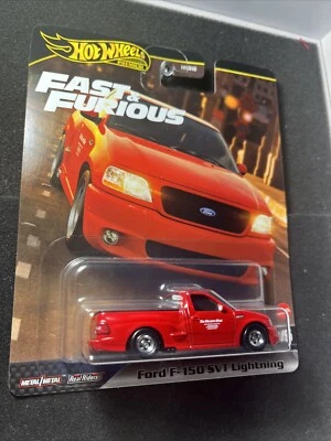 Hot Wheels PREMIUM Red Ford F150 SVT Lightning ( Fast and Furious 1/5 ) 🔥 - Image 1 of 3