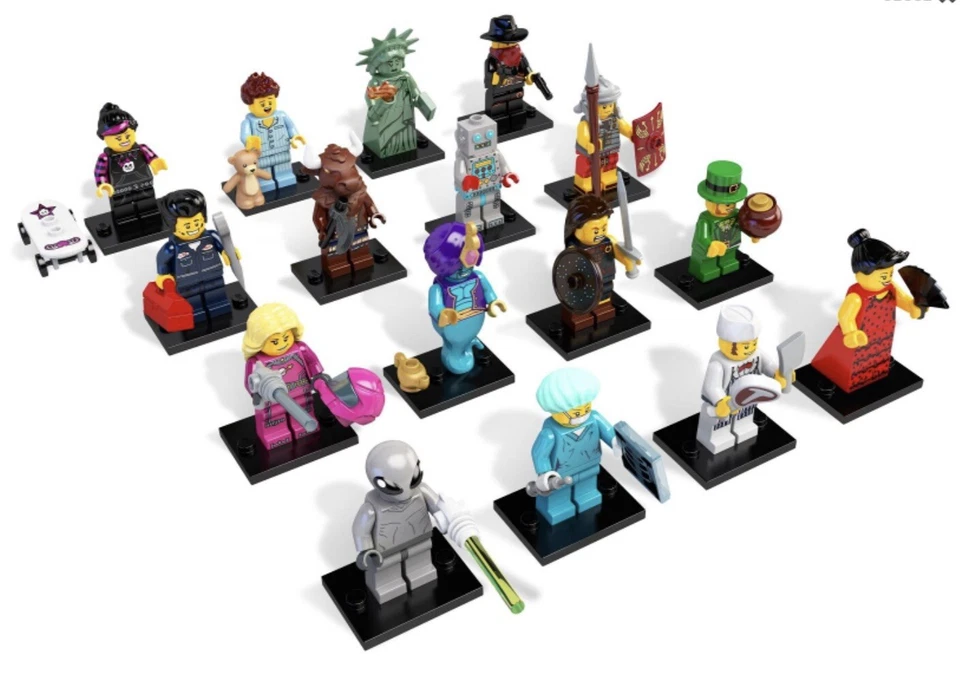 LEGO 8827 Completed Set of 16 Minifigures Series 6 New Authentic - Image 1 of 1