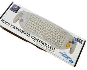 Nintendo GameCube ASCII White Keyboard Controller ASC-1901PO Open Box - USED - Picture 1 of 6