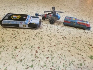 Lot Of 3 Made In Japan Tin Toys From 1950's - Picture 1 of 12