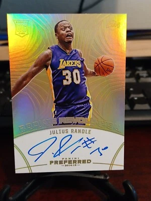 Julius Randle 2014-15 Preferred Rookie Revolution ¡Card Auto #04/10! ¡LIMPIO! Foto 1 de 2
