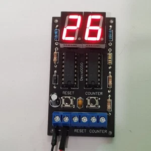 Modulo conta pezzi contatore elettronico digitale 0/99 alimentato a 12V - Foto 1 di 6