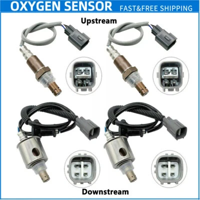 Sensor de oxígeno O2 ascendente + descendente 4 piezas para Lexus IS250 2006-2008 2,5 L V6 base AWD Foto 1 de 4